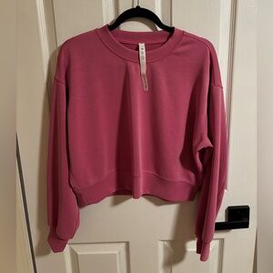 Lululemon Microfiber Sweater in Pink